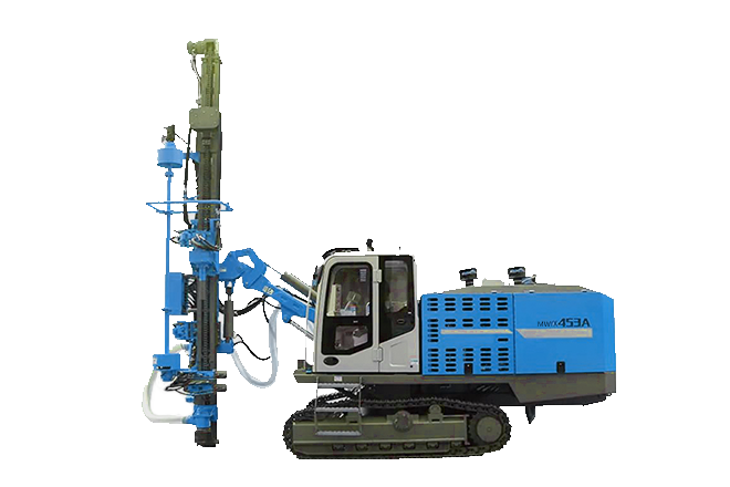 Integrated DTH drilling rig